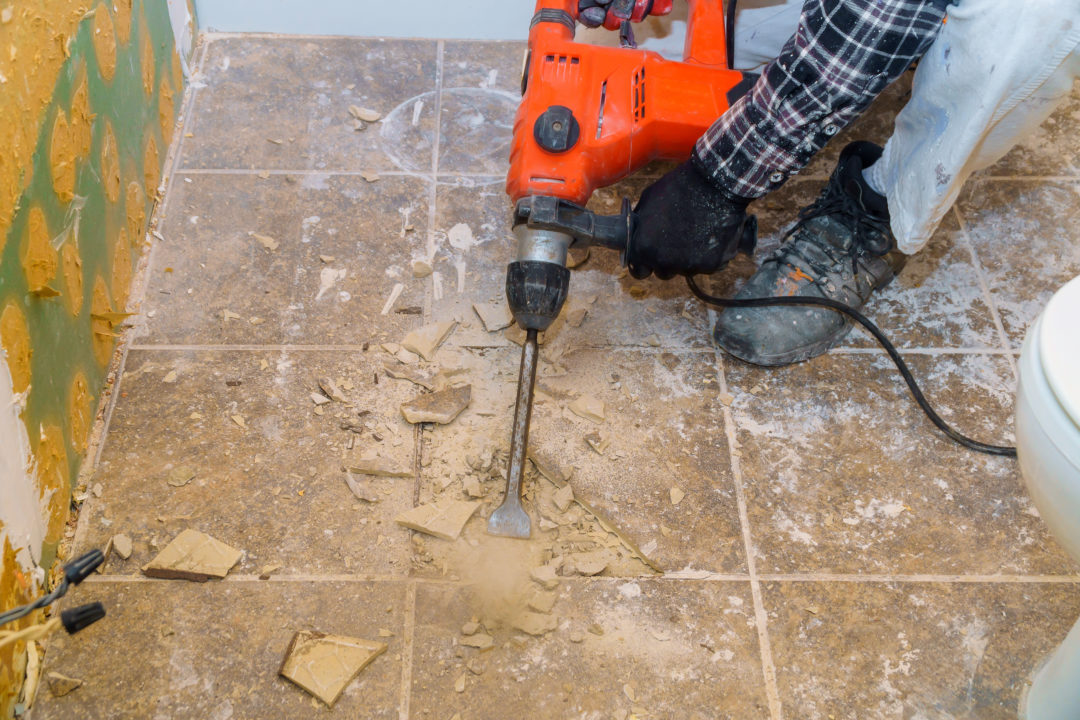 The Easy Tile Removal Process American Flooring Removal